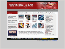 Tablet Screenshot of farrisbelt.com